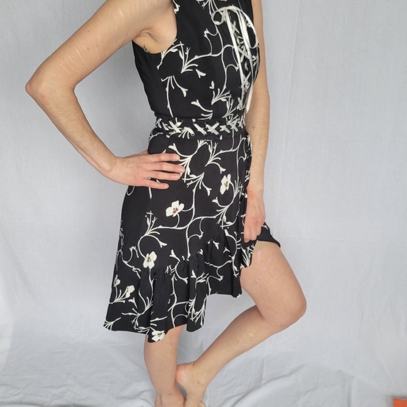 Preen by Thornton Bregazzi floral lace up dress - Picture 3 of 7